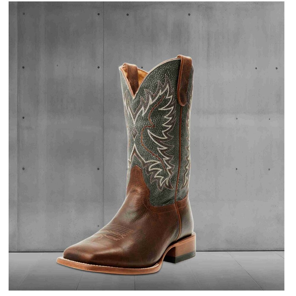 Cody James Mens Square Toe Brown Rodeo Boots